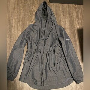 Columbia Lillian Ridge raincoat jacket grey womens large